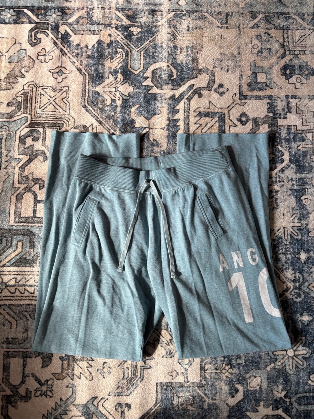 Victoria's Secret Teal Wide Sweatpants